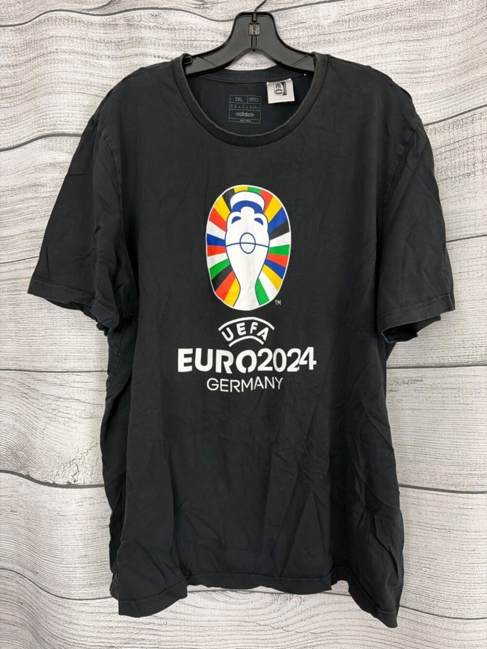 Mens Adidas UEFA Euro 2024 Germany T-Shirt Size XXL